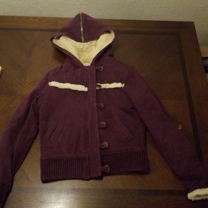 Juicy Couture fur lined jacket